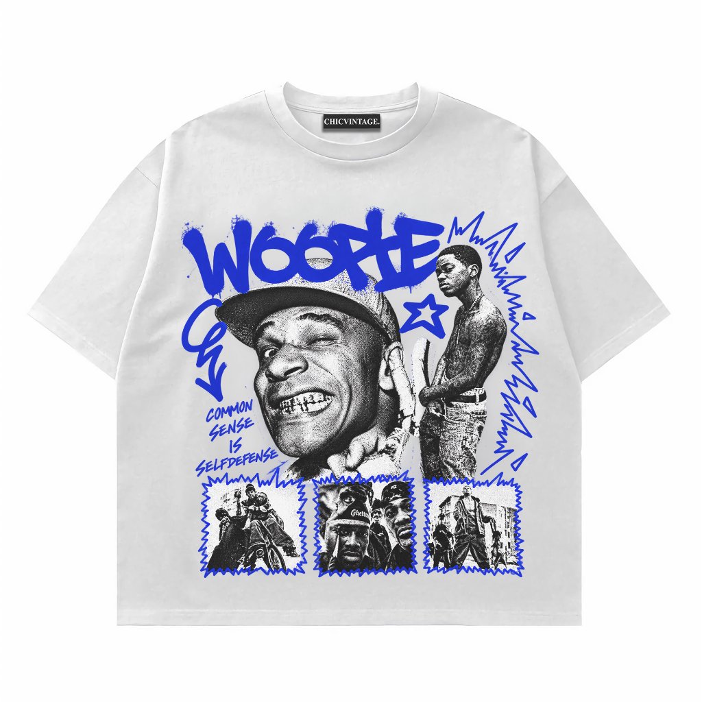 WOOPIE T-SHIRT - TS SELF DEFENCE WHITE