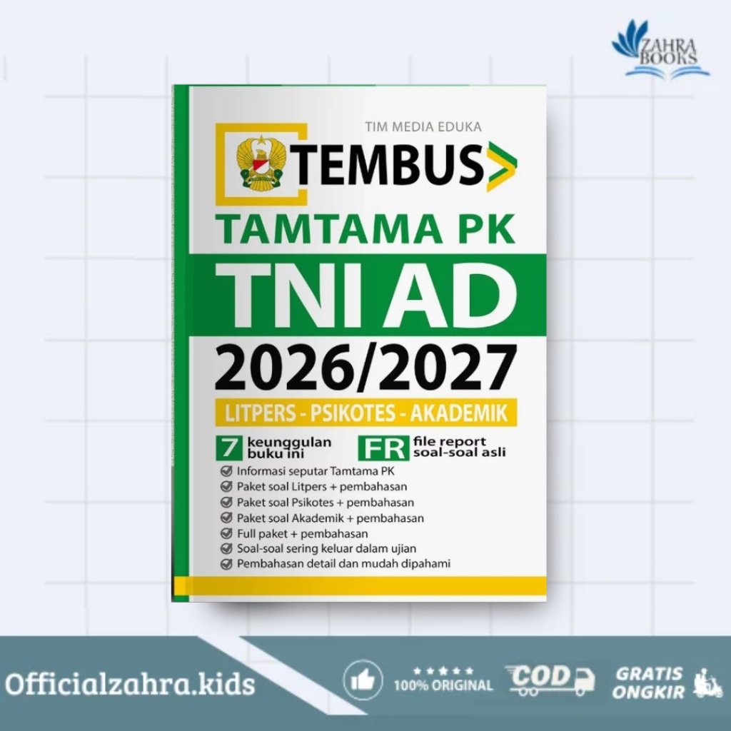 Buku Tembus Tamtama PK TNI AD 2026/2027 - Media Eduka