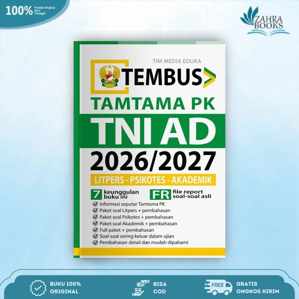Buku Tembus Tamtama PK TNI AD 2026/2027 - Media Eduka