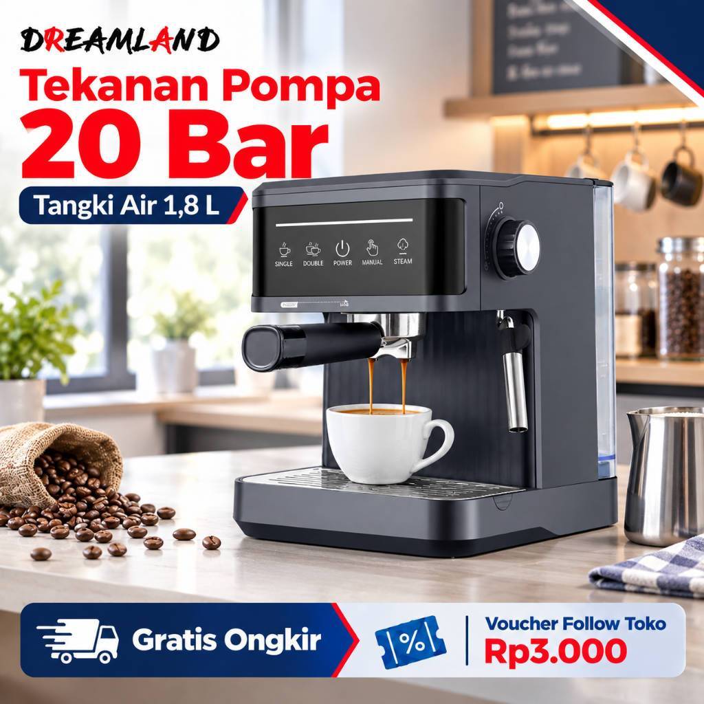 Mesin Kopi Espresso / Espresso Machine / Ferro Espresso Machine
