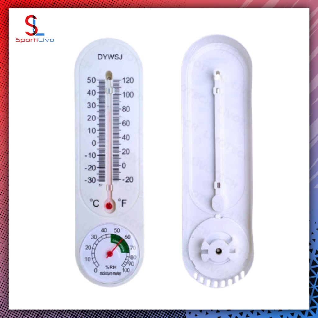 SPORTILIVO Termometer Higrometer Ruang Thermometer Hygrometer Analog Raksa DYWSJ
