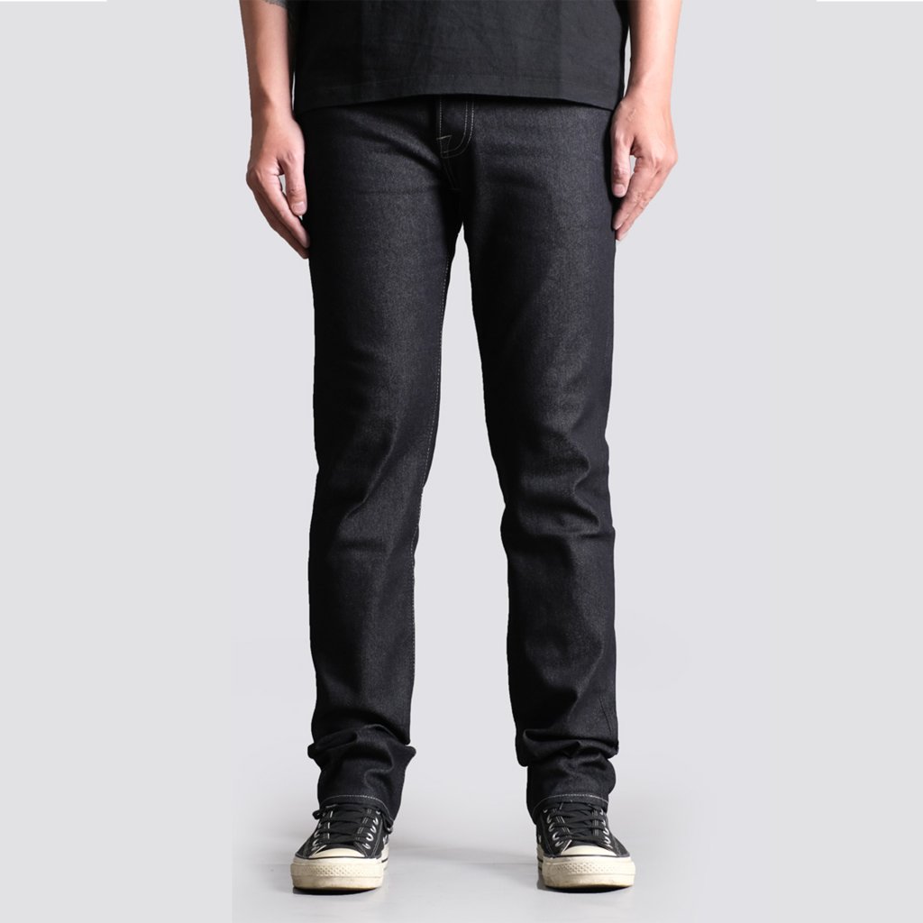 Mischief Denim - Slim Tapered SR Black Indigo - Non Selvedge Denim