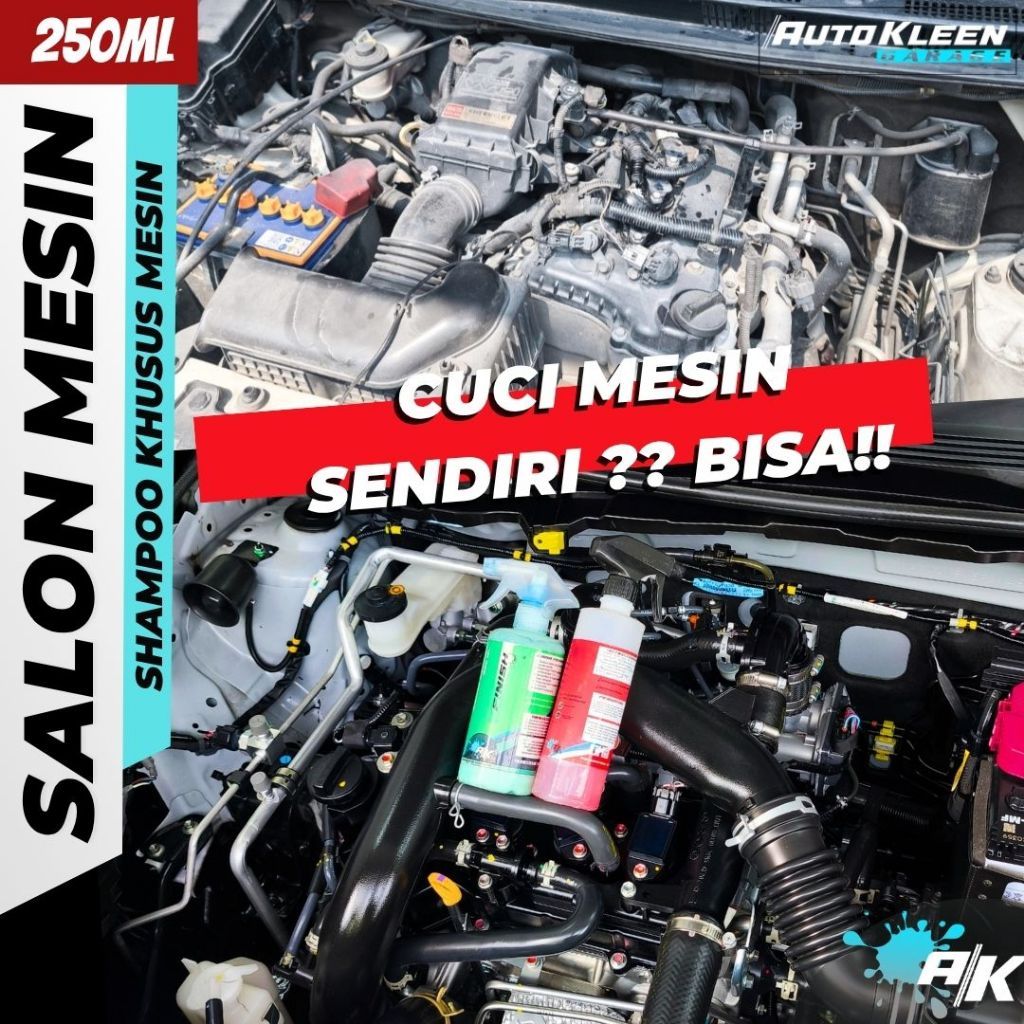 PEMBERSIH MESIN MOBIL MOTOR  250ML ENGINE DEGREASER  MESIN  dan ENGINE DRESSING AUTOKLEEN