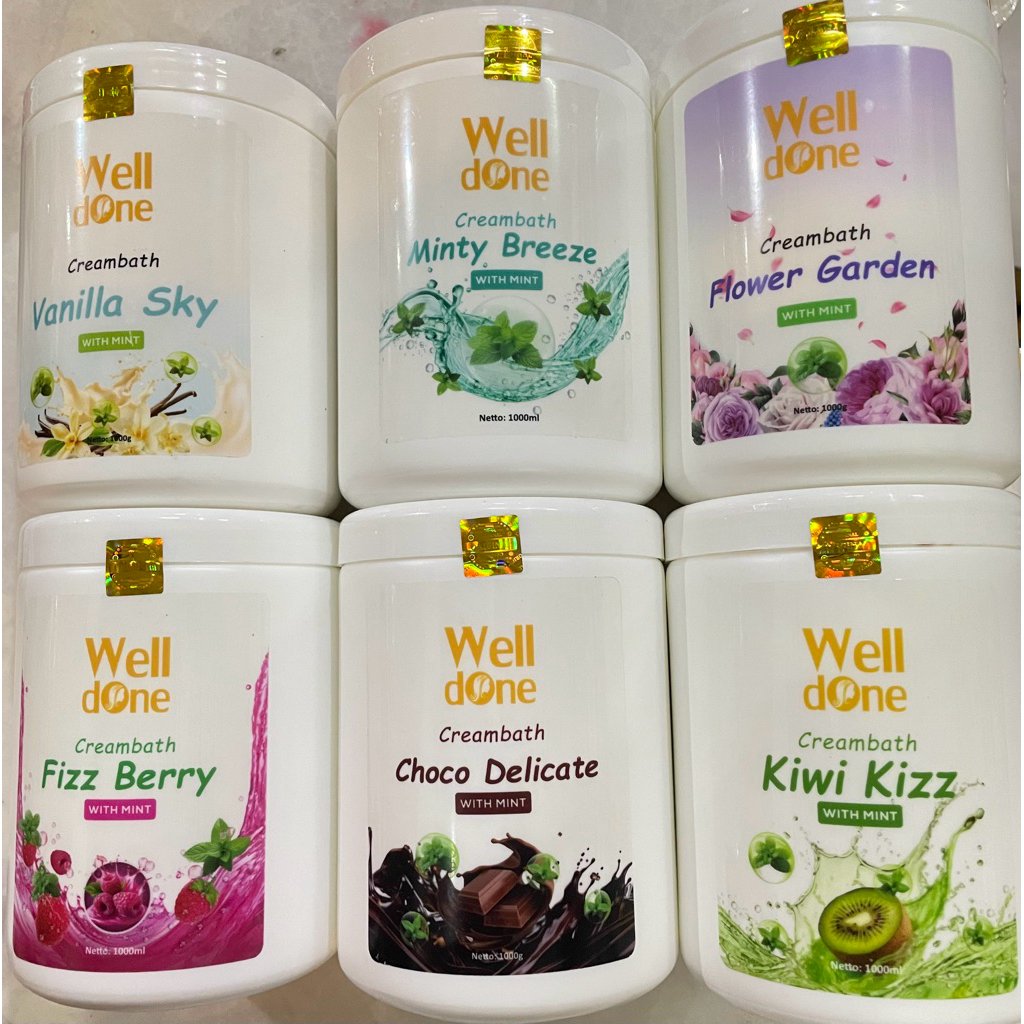 WELLDONE Creambath 1000ml For Healthy Hair
