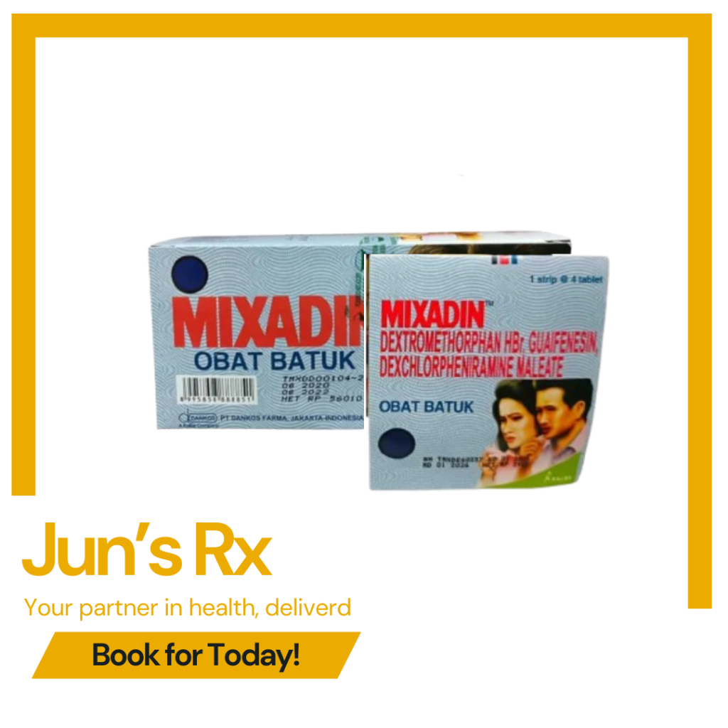 Mixadin 4 Tablet | Mixadin adalah obat yang digunakan untuk meredakan gejala batuk, pilek, dan alerg