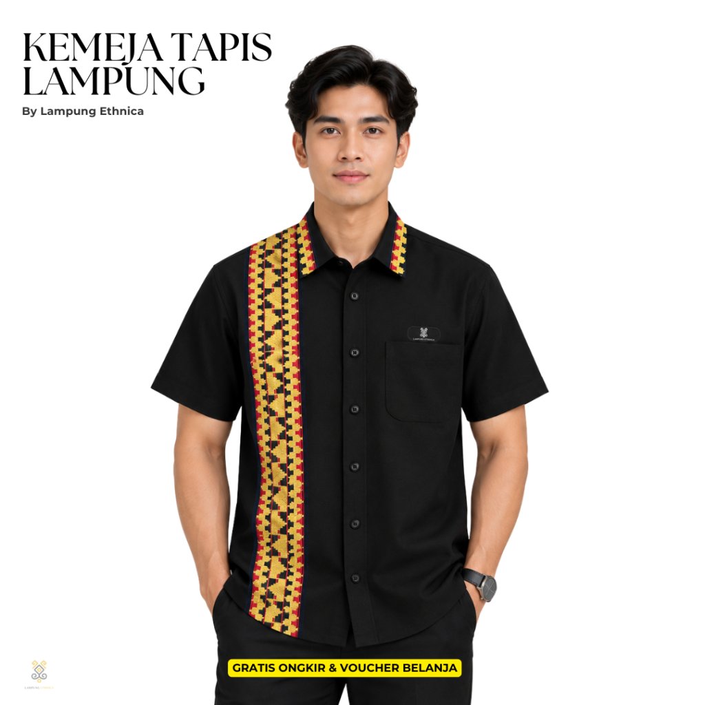 LAMPUNG ETHNICA OFFICIAL - TAPIS LAMPUNG ASLI  - KEMEJA LAMPUNG - KEMEJA FORMAL LAKI - KEMEJA COUPLE