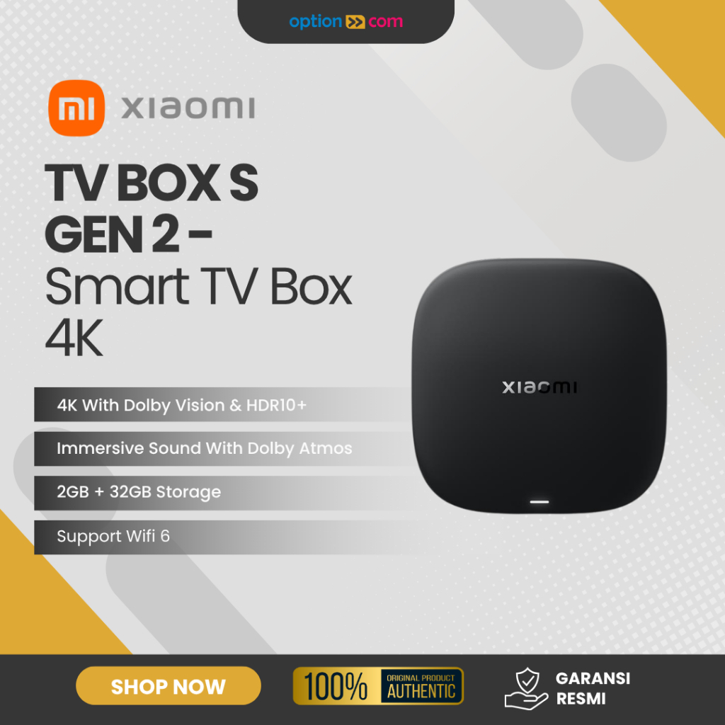 Android TV Box Xiaomi S Gen 3 original