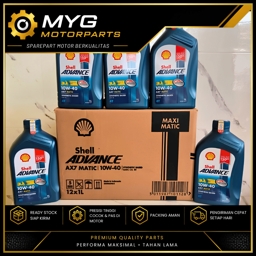 OLI SHELL AX7 (MATIC) 1LITER 1DUS