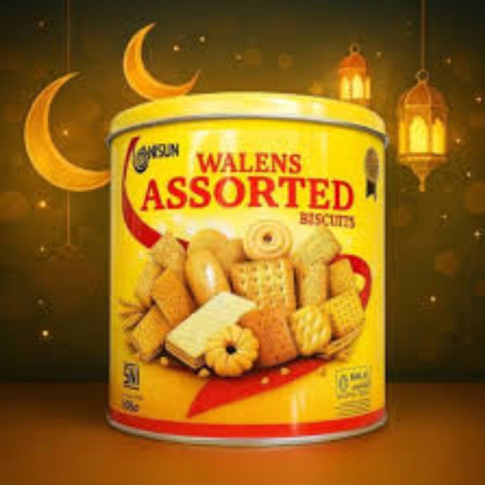 [ KALENG BULAT 600g ] NISSIN WALENS ASSORTMENT / Aneka Biskuit Kue Kering Lebaran Hari Raya Parcel /