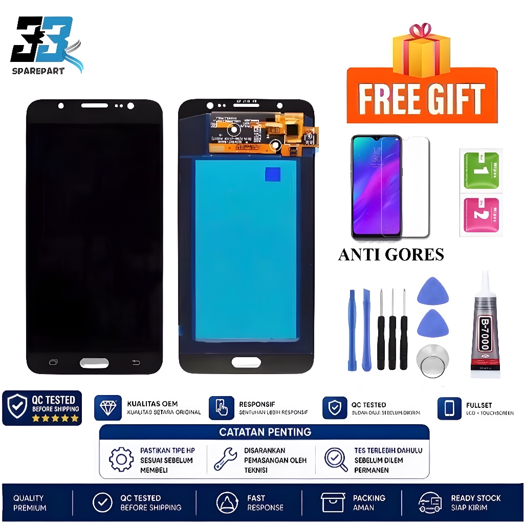 LCD TOUCHSCREEN SAMSUNG J7 2016 / J710 LCD FULLSET
