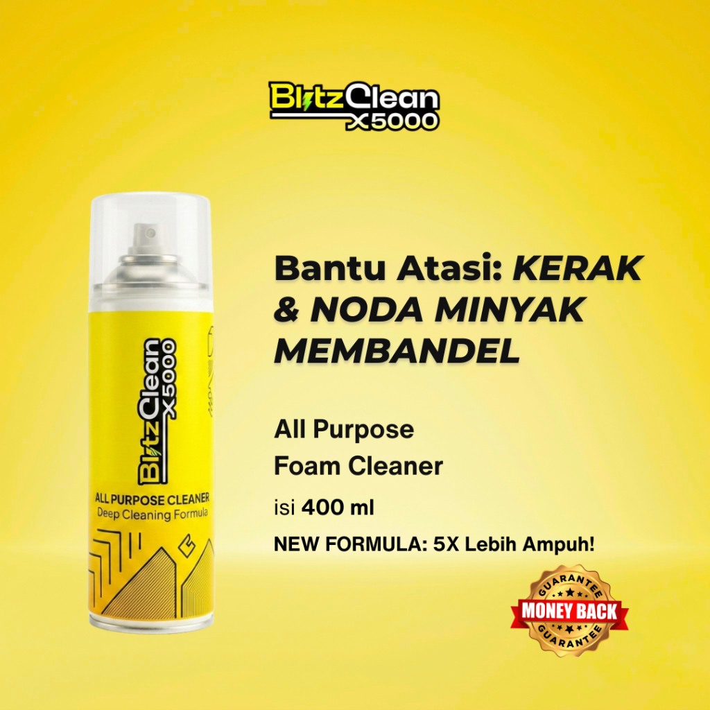 ⁠Instant Cleaner Premium Interior Exterior Mobil Pembersih Blitzclean X5000 Murah