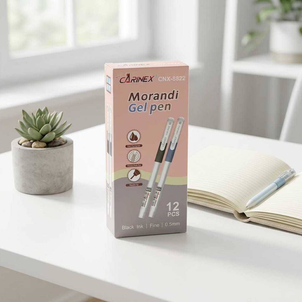 1[PACK] CARINEX GEL PEN MORANDI CNX 8822 / Pulpen Carinex
