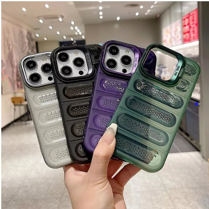 SOFTCASE SILIKON CASING CASE COOLING KICKSTAND IPHONE 14 PROMAX
