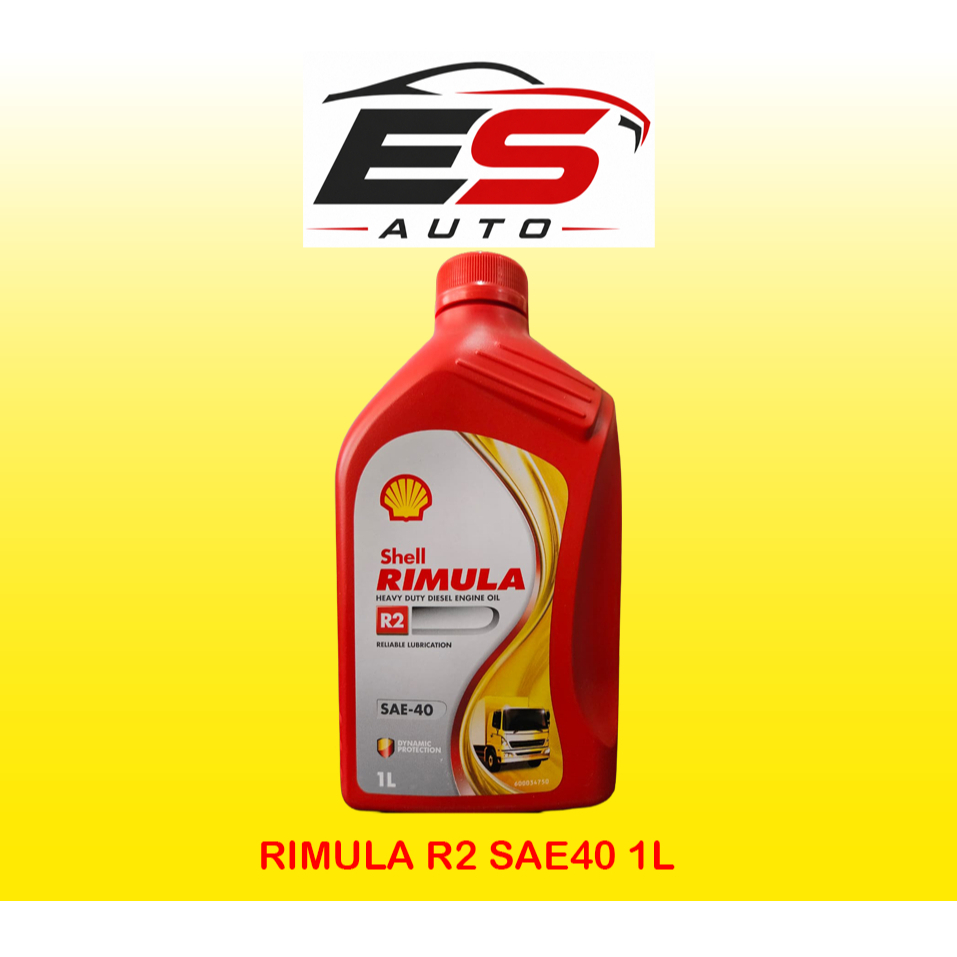 SHELL RIMULA R2 SAE 40 1L Oli Mesin Diesel Heavy Duty Reliable Lubrication Original