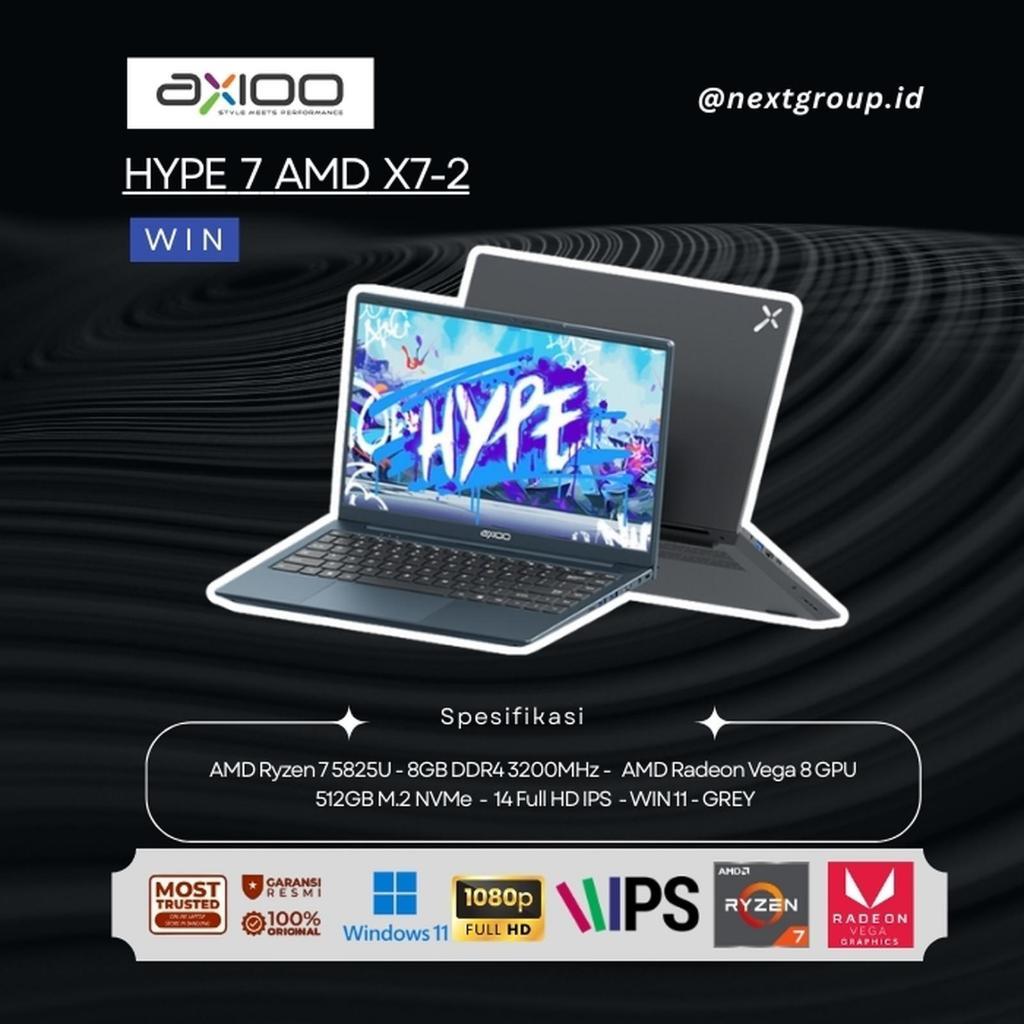 Axioo Hype 7 X7-2 Ryzen 7 5825U 8gb 512GB ssd