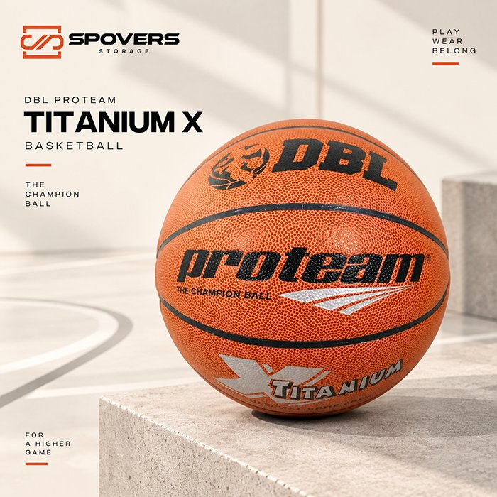 DBL Official Game Ball / Bola Resmi Kompetisi DBL - Bola Basket Proteam Titanium X