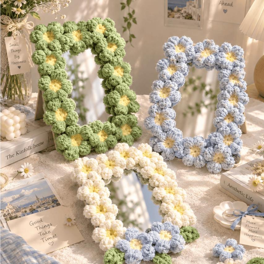 MIRU CERMIN BUNGA RAJUT MAKEUP SERIES BUNGA DAISY