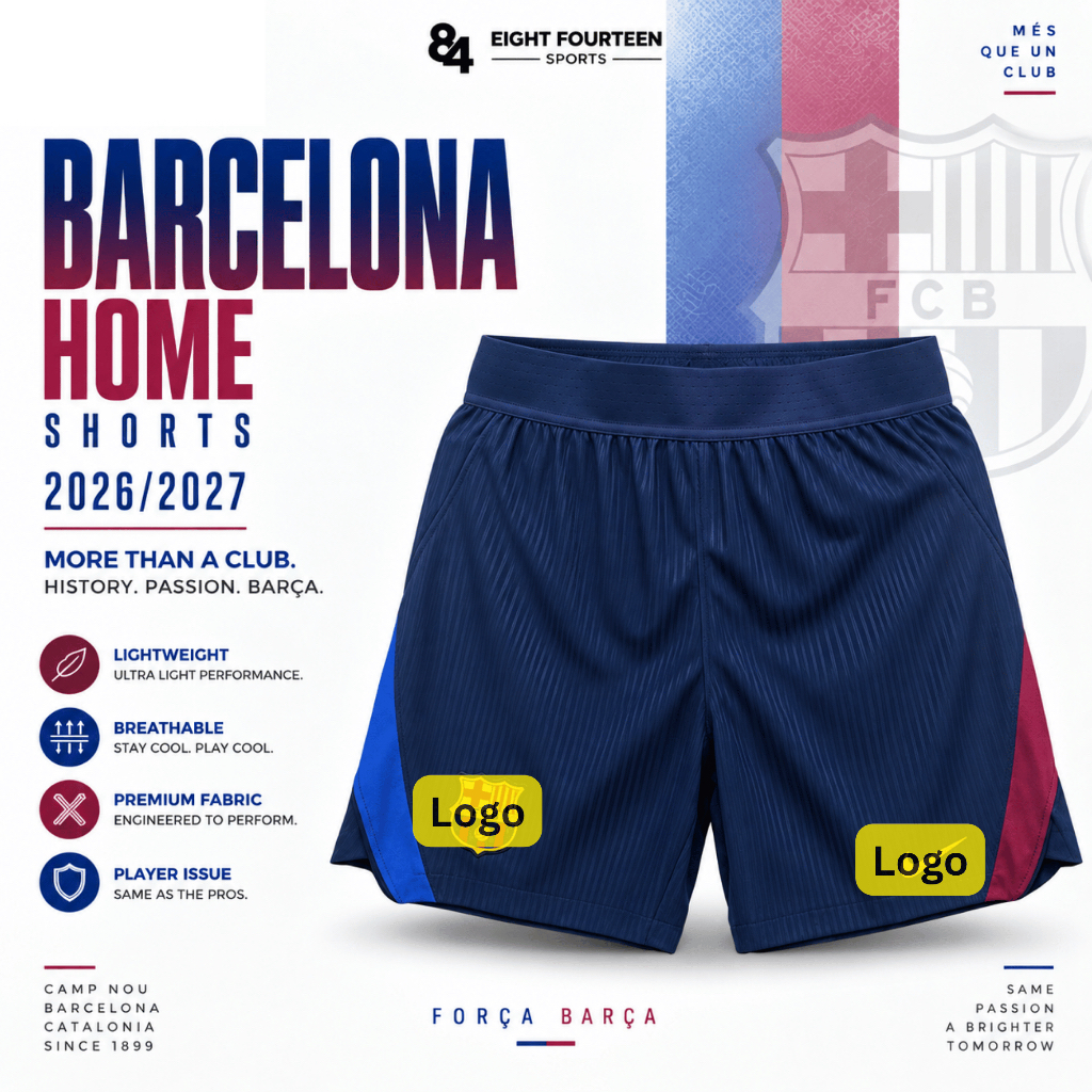 (PI) Celana Bola Barcelona BARCA Home Player Issue