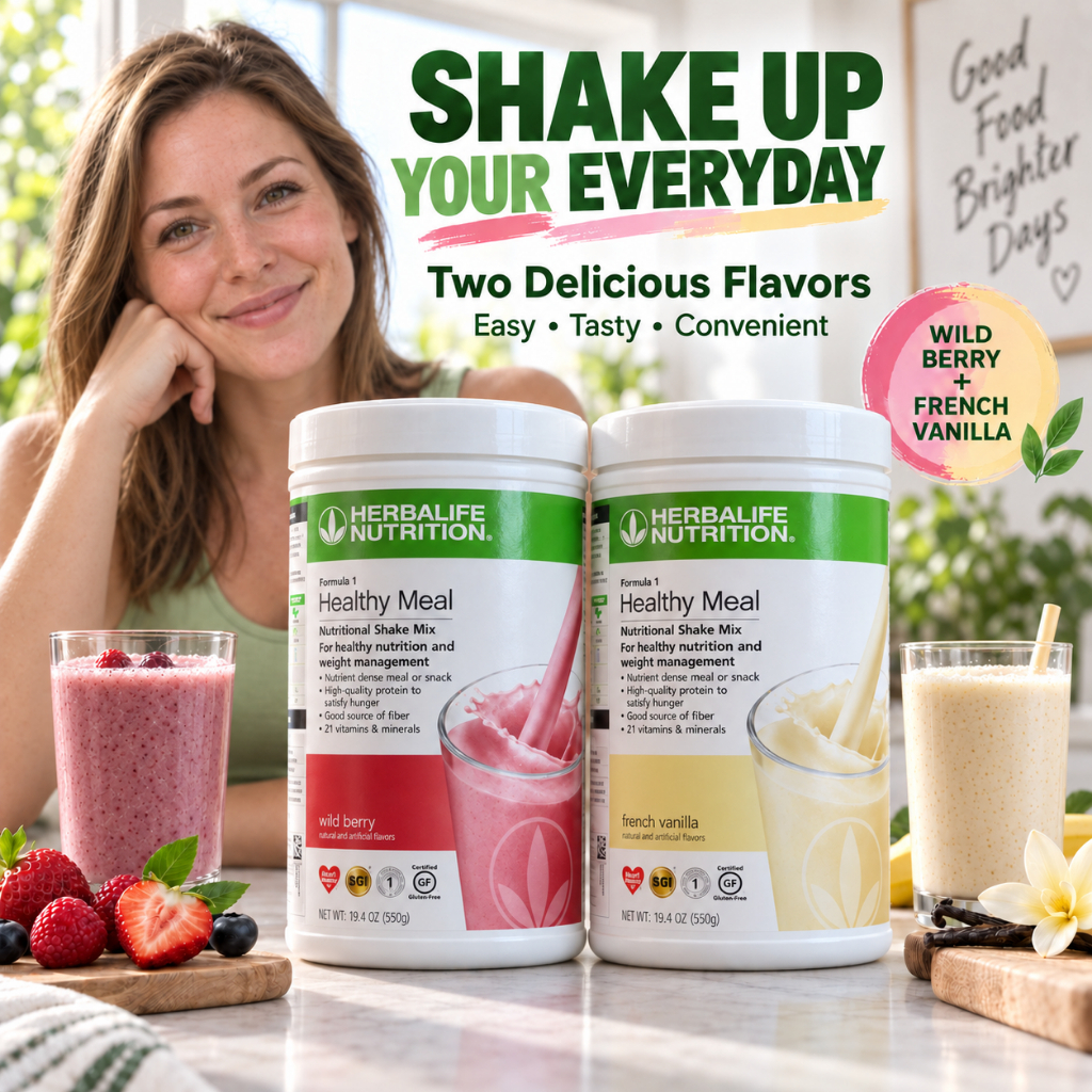 Herbalife Shake Ori 550g - Nutrisi Lengkap, Rasa Lezat, Diet Sehat cholesterol free