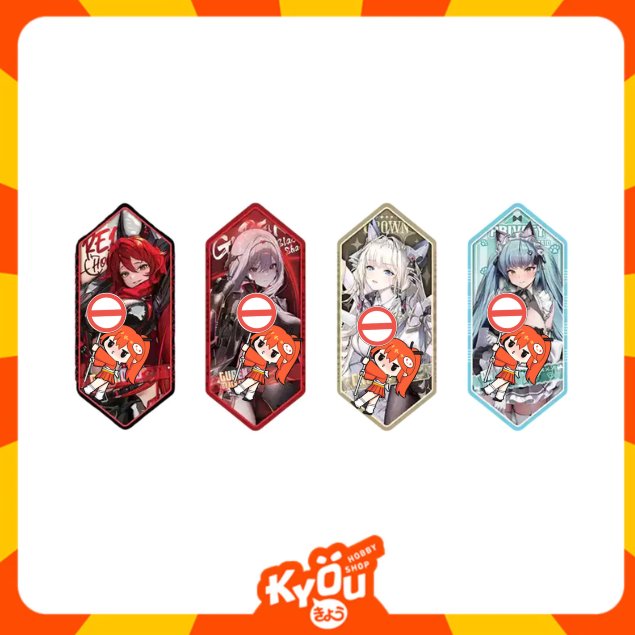 Privaty - Crown - Red Hood - Scarlet Unkind Maid Ver. Character Hexagon Can Badge - Goddess of Victo