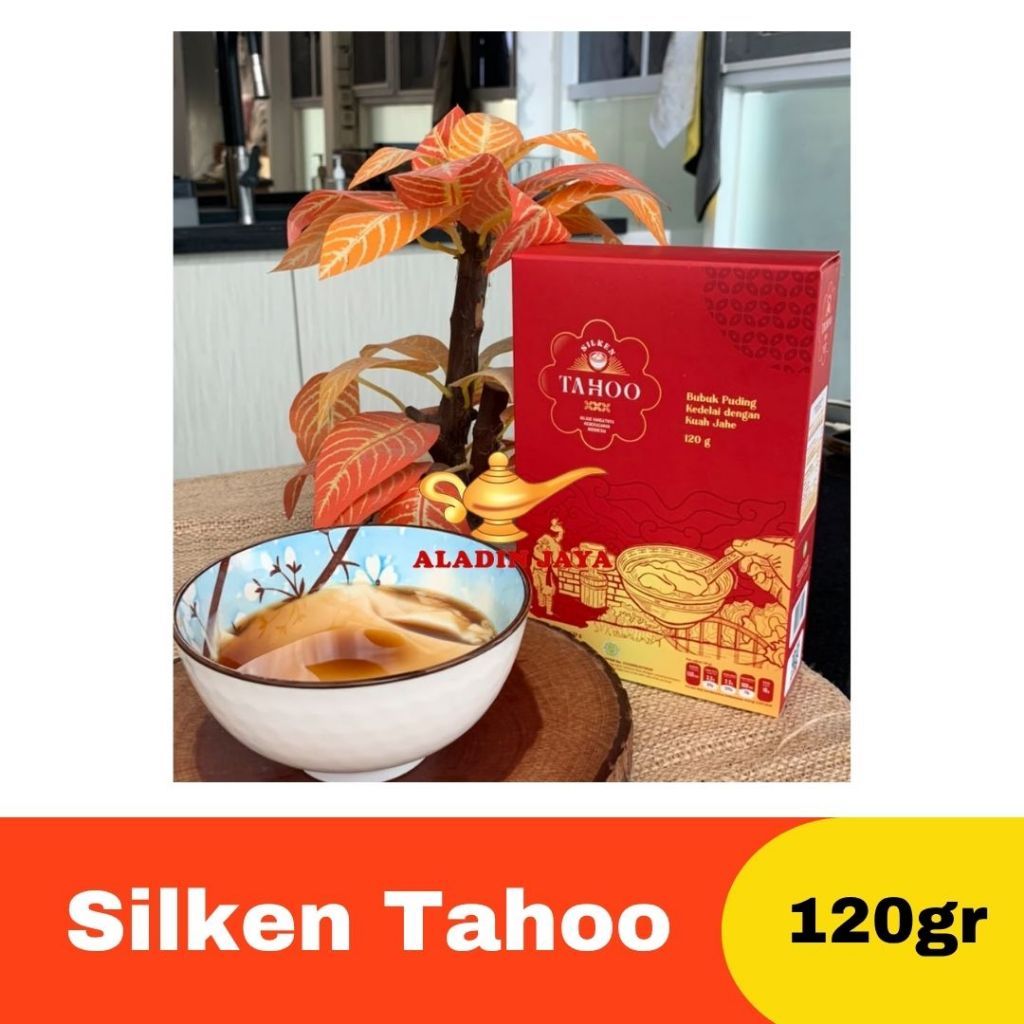 Silken Tahoo Bubuk Puding Kedelai dengan Kuah Jahe 120 g