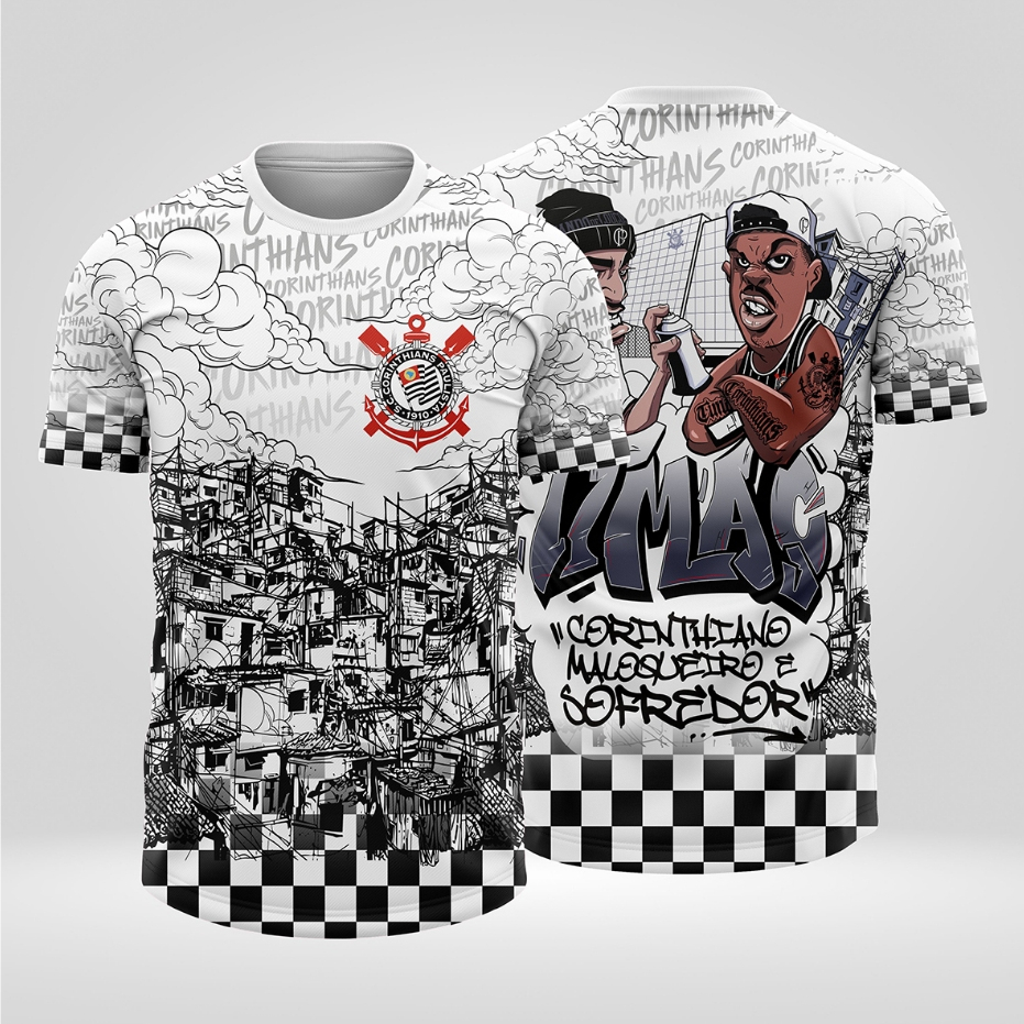 JERSEY CORINTHIANS FANTASI FULL PRINTING GRATIS COSTUM