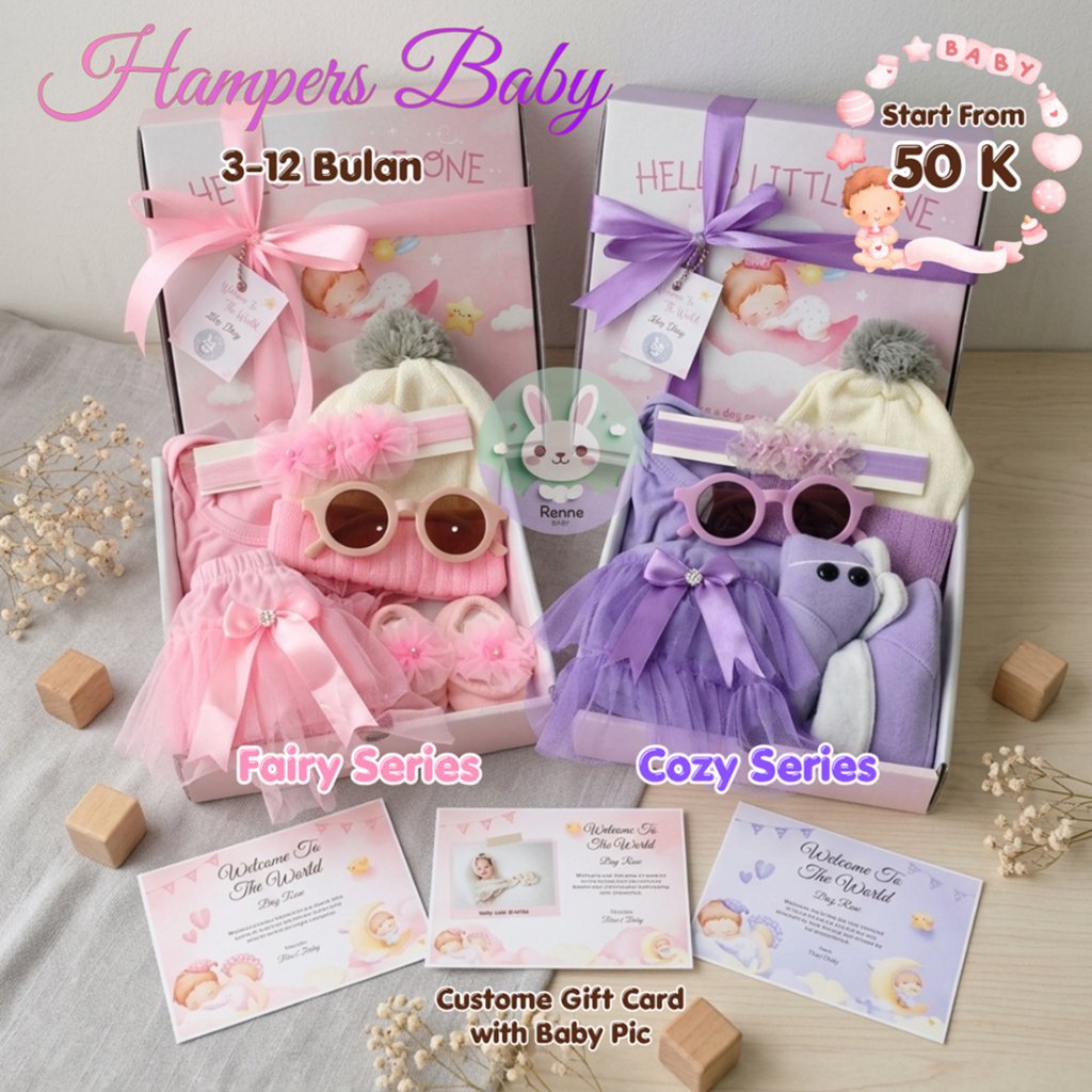 HAMPERS BABY (FAIRY & COZY) - HAMPERS BABY GIRL / Hampers Bayi / Kado Bayi / Baju Bayi