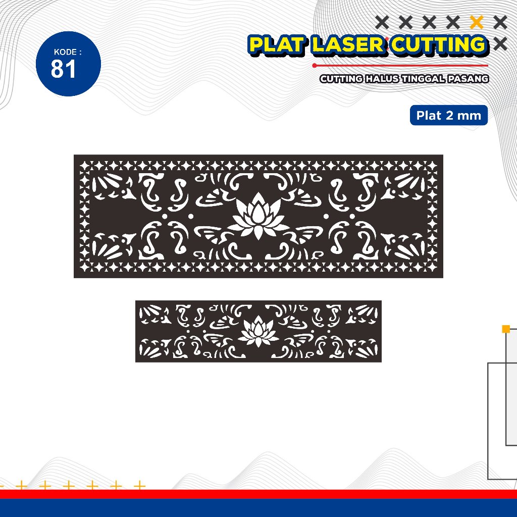 Laser Plat Pagar, Ornamen Pagar, Krawangan, Plat Cnc, Plat Cutting, Pagar Krawangan, Cutting CNC, La