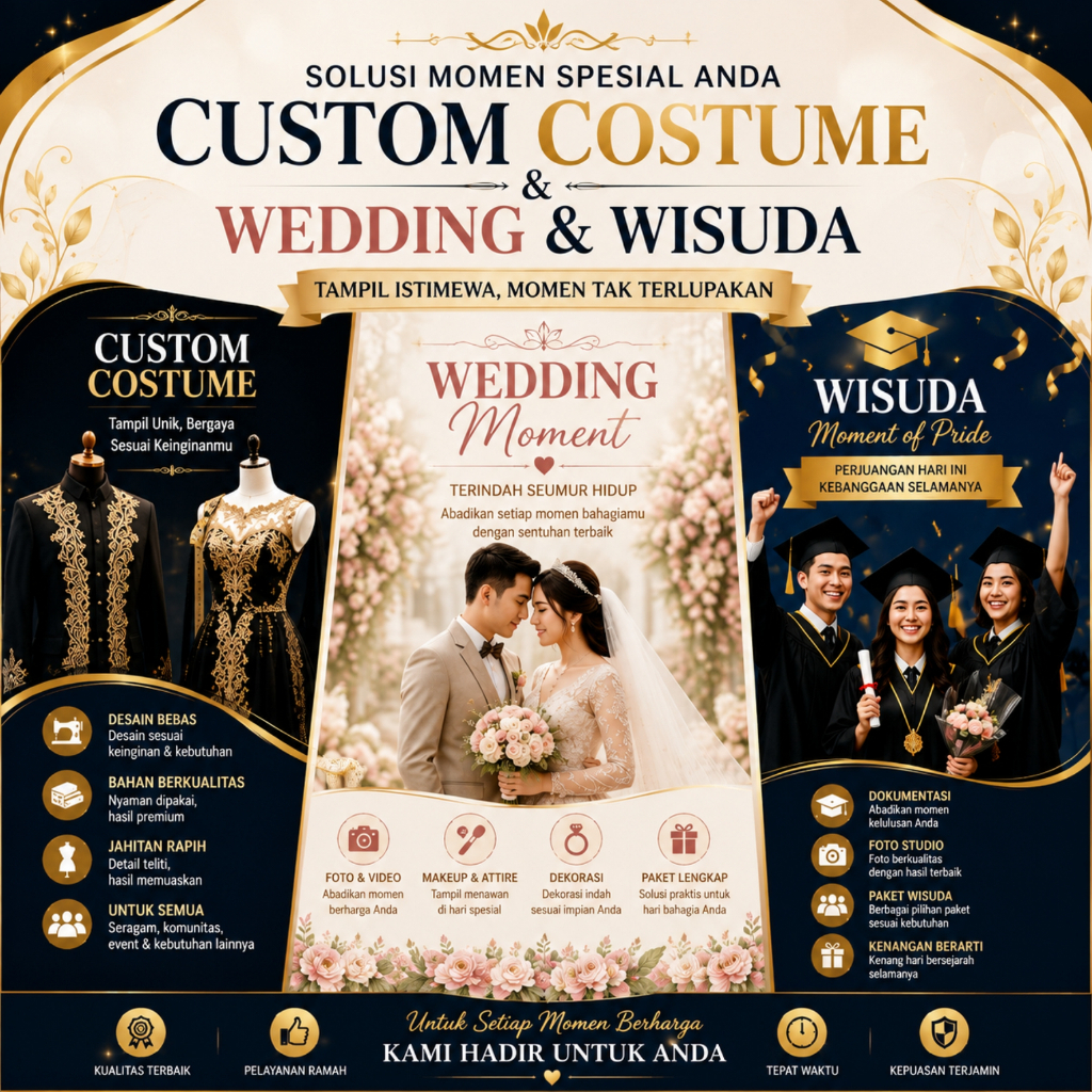Spanduk x banner + tiang Wedding x banner make up wedding x banner jualan