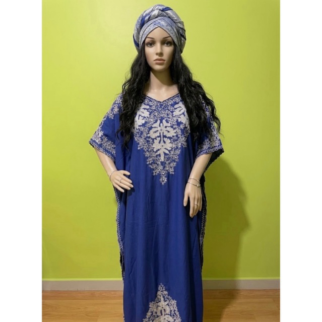 Gamis kaftan satin sutra premium