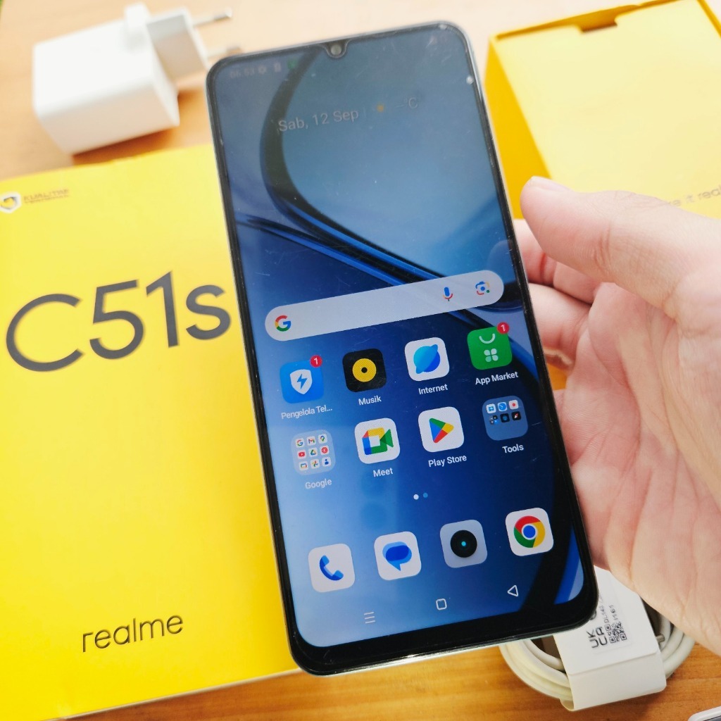 REALME C51S SECOND 6/128GB HANDPHONE SECOND HP SEKEN HP BEKAS HP MURAH