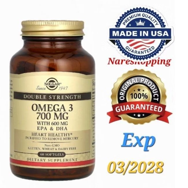 Solgar Omega-3 700 mg, 60 Softgels