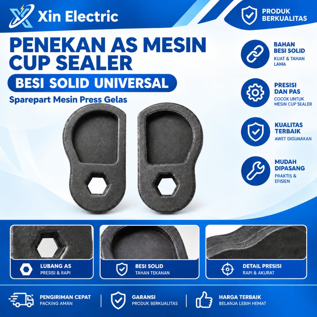 penekan as tengah mesin cup sealer universal sparepart alat press gelas plastik berkualitas tinggi