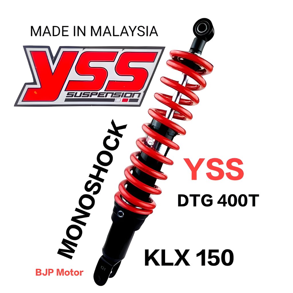 YSS DTG Shockbreaker Monoshock Kawasaki KLX 150 NINJA 150 KR RR - Tipe Gas Hybrid, Stylish, Pnp