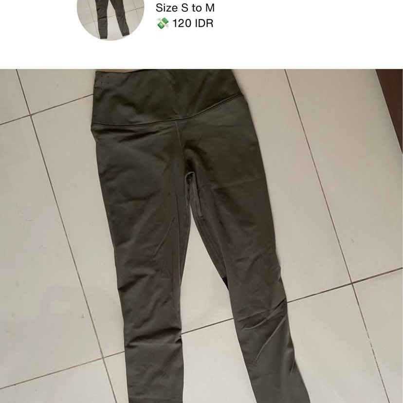 NIKE Preloved Pribadi Sport Wear Active Wear Legging Shirt