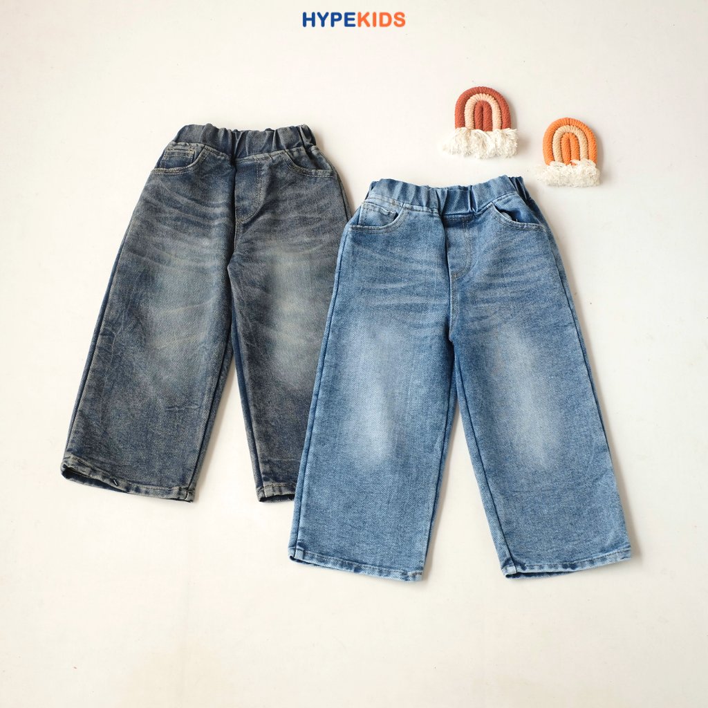 Celana Baggy Jeans Anak Gombrong Usia 2 - 7 Tahun Laki-laki