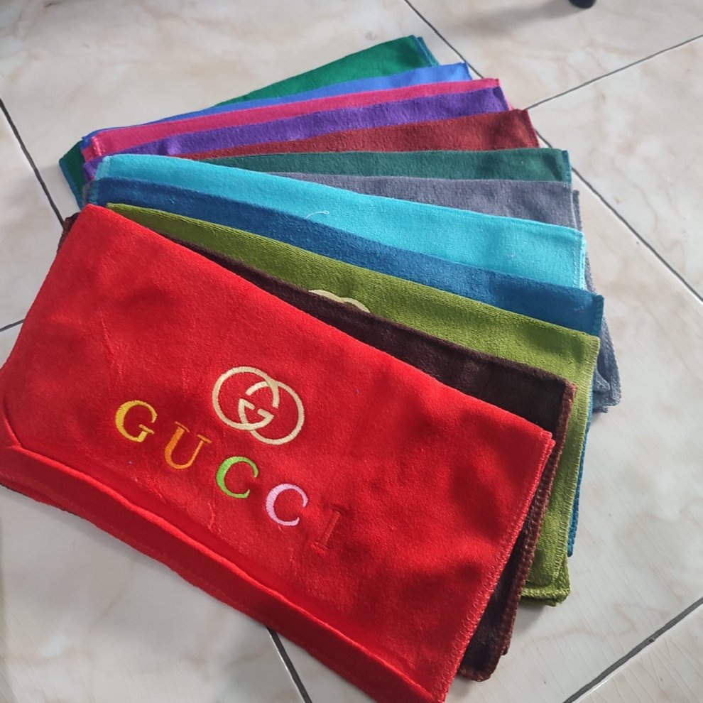 handuk kecil leher gucci untuk olahraga dll ukuran 35x75 handuk salon