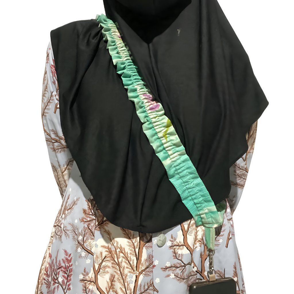 Scrunchie Gantungan hp aesthetic lucu di leher - Bonzhu Mint