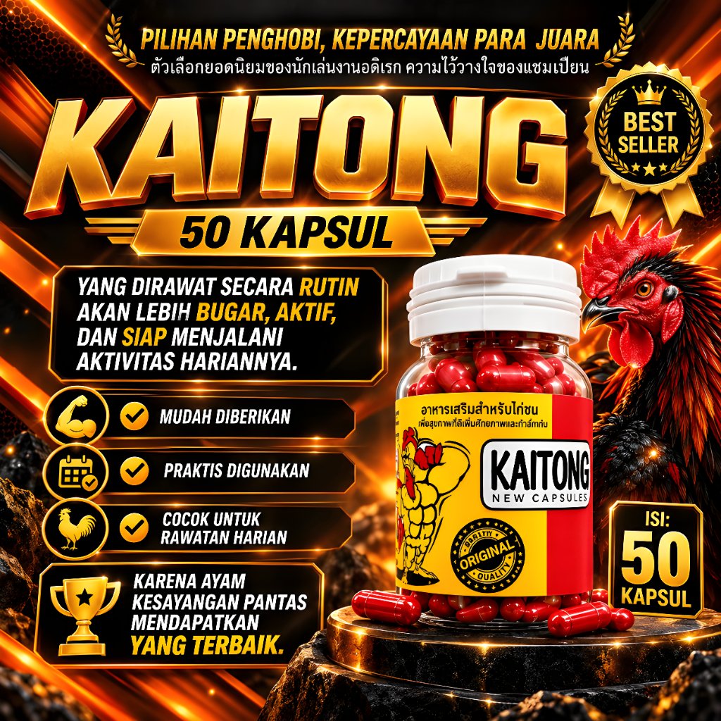 Kaitong New Capsules Suplemen Para Jawara Isi: 50 Kapsul