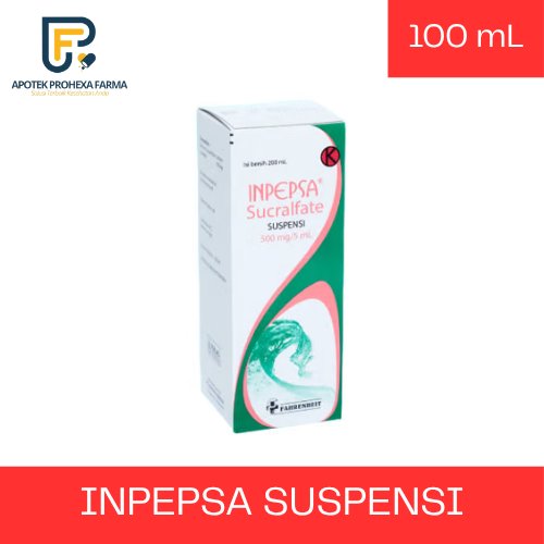 INPEPSA SUSPENSI 500MG/5ML 1 BOTOL @ 100 ML