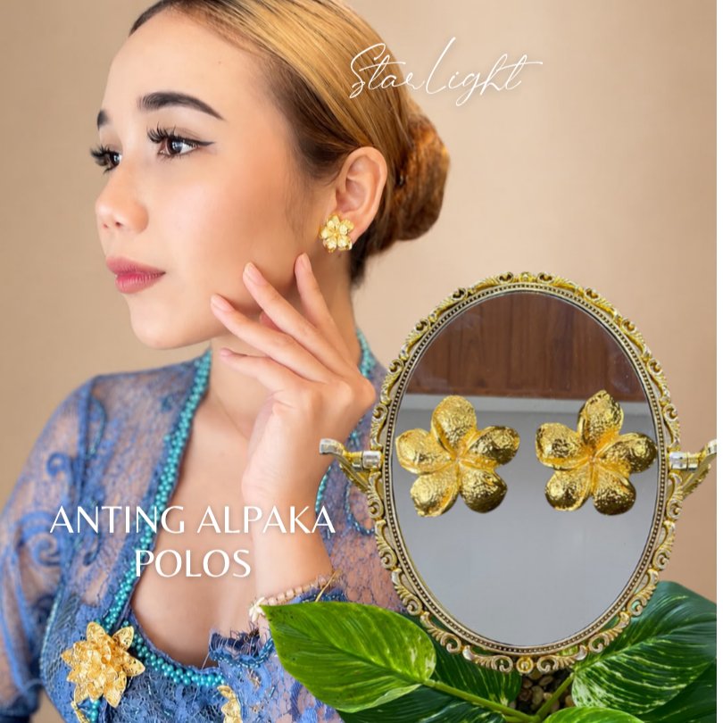 STARLIGHT BALI - Anting Alpaka Polos earrings jewellery / alpaka bali / anting pesta / anting wanita
