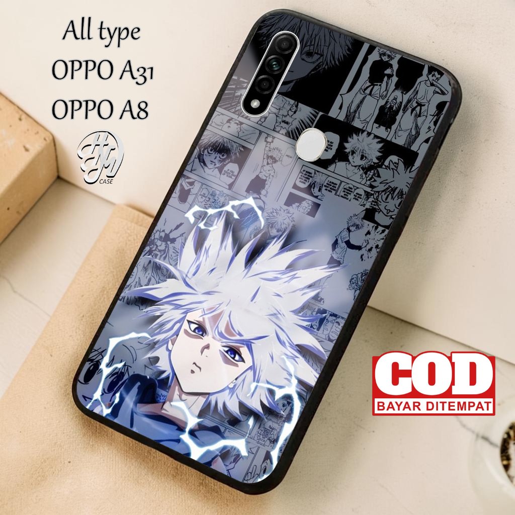 Casing Hp Untuk Oppo A31 / Oppo A8 Terbaru - Fashion Anime Killua Case Murah Softcase Hardcase Gloss