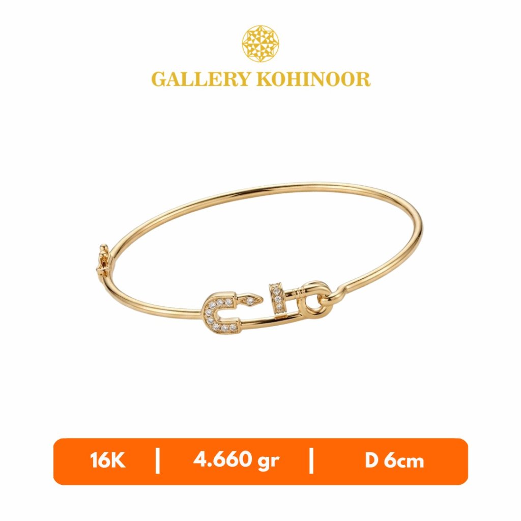 GELANG SBN EMAS PENITI PAKU GALLERY KOHINOOR 4.66 gram 16K 45483