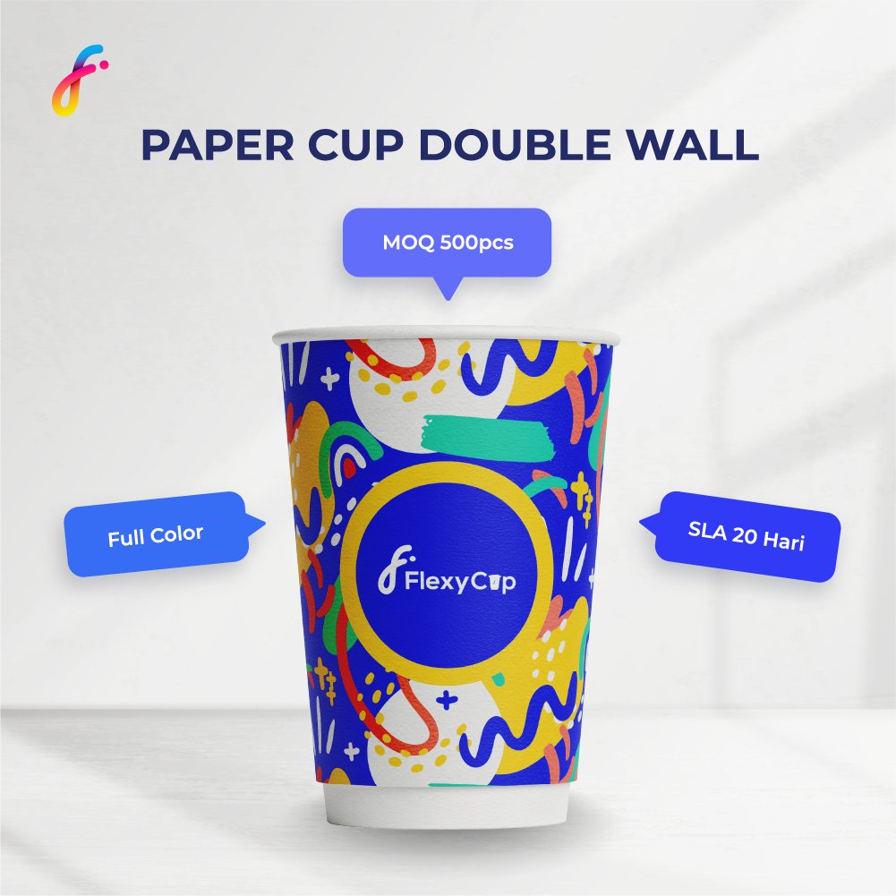 HOT PAPER CUP - GELAS KERTAS 8 OZ 12 OZ 16 OZ