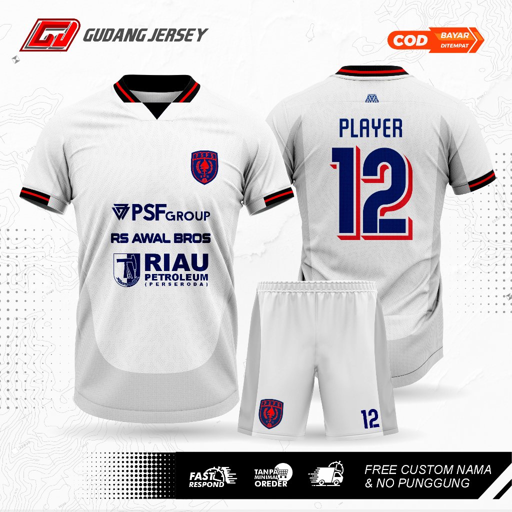 Jersey PSPS Riau 2026/2027 Home Away Terbaru