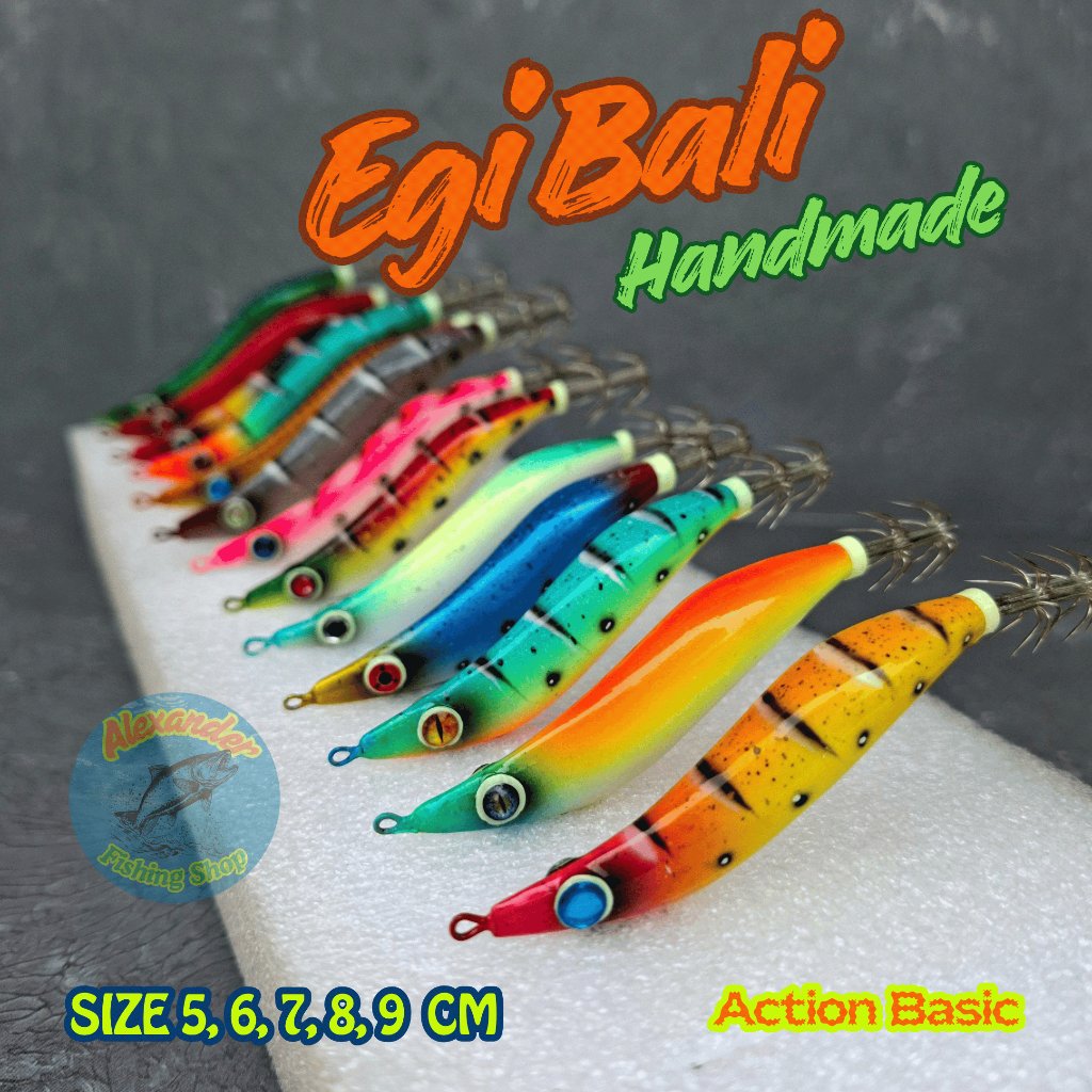 Egi Bali Handmade | Egi Kayu Handmade Asli Bali | Egi Capella Handmade | Umpan Cumi Kayu | Squidjig