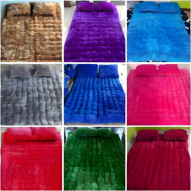 Kasur Gender Bulu Rasfur + 2 BANTAL Kasur Lantai Tebal