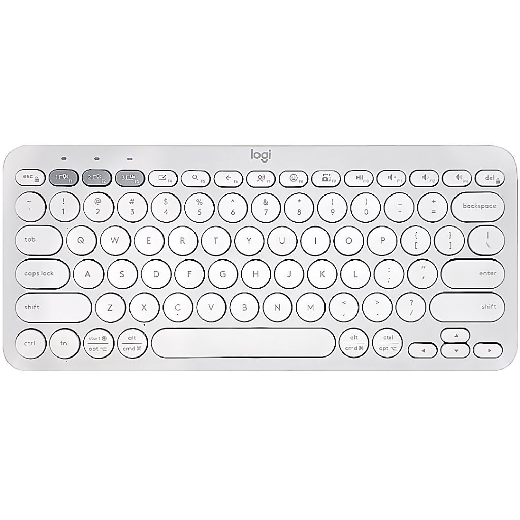 260901G Original Keyboard Logitech K380s Pebble Keys 2 Tonal White Bluetooth Multi 3 Device Wireless