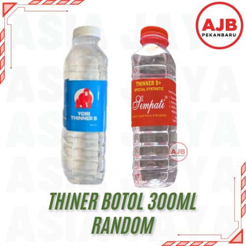 (/BTL) THINNER BOTOL RANDOM THINER PENGENCER CAT 300 CC