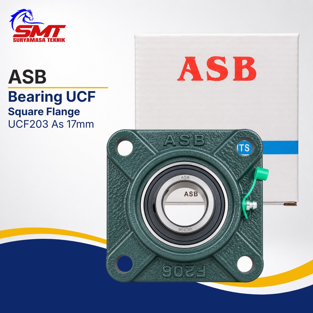 Bearing Flange UCF203 As 17mm ASB Flange Bearing Laher Flange Original